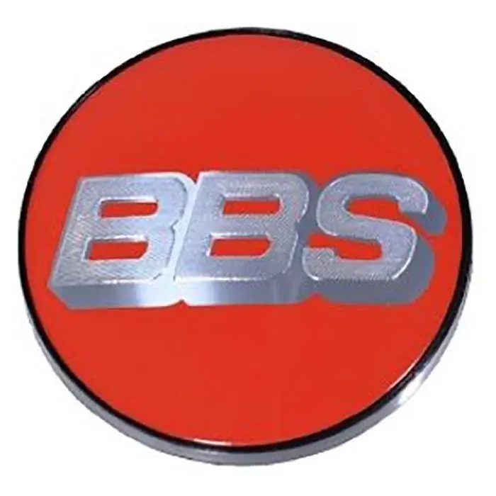 Udsalg - BBS Centerkapsel Rød / Sølv - Ø70 Nürburgring Edition