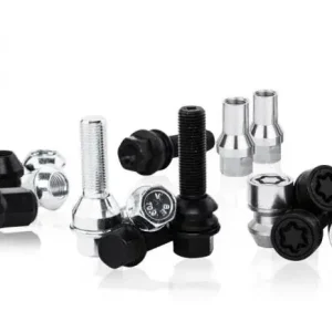 Udsalg | M12x1,5 Låsebolt Kugle 35mm - R12 - 17mm Top - Sølv