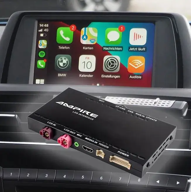 Hurtig afsendelse - BMW 1, 3, 5, 6-Serie X5, X6 Ampire Carplay Android Auto Adapter