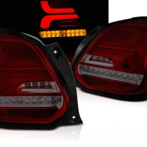 Nedsat pris - Suzuki Swift AZ Baglygter Sonar LED 17- Rød / Mørk - DYN Blink