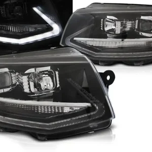 VW T6 Forlygter LED Light Tube Kørelys Sonar Sort 15-19 - Eftertragtet
