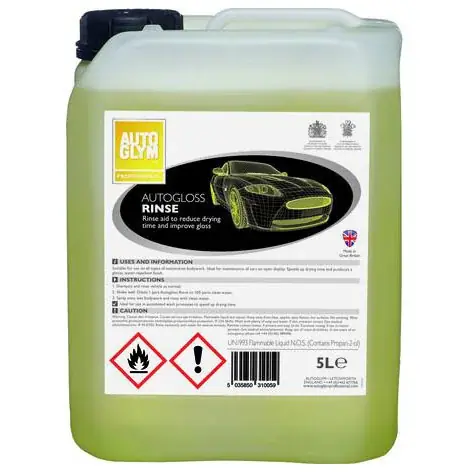 Autoglym Autogloss Rinse - Skyllevoks 5L - Kun få tilbage