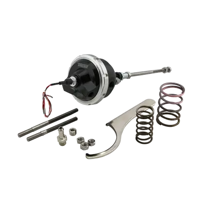 Klar til levering - BorgWarner EFR Turbosmart Aktuator GenV IWG Twin Port 14psi Med Sensor Cap - Sort