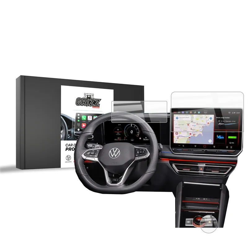 VW Tayron 12,9" 3in1 GRIZZ Keramisk Skærmbeskyttelse 2024 Blank - På lager