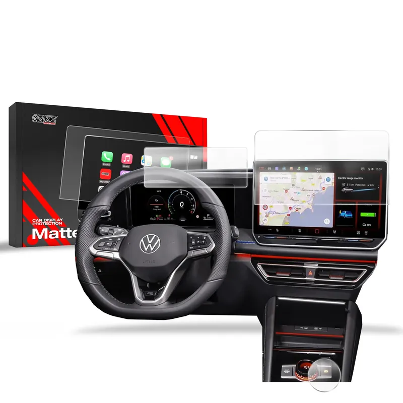 VW Tayron 12,9" 3in1 GRIZZ Skærmbeskyttelse 2024 Mat - Kundernes favorit