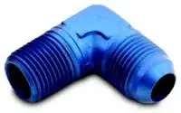 Aluminum Fitting, AN to pipe 90 grader str. AN 6 til 1/8" (RPC Racing Power Company) | Mest solgt