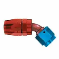 Aluminum Fitting, Swivel Hose end Reusable fitting 45 grader til AN 8 (RPC Racing Power Company) | Tidsbegrænset tilbud