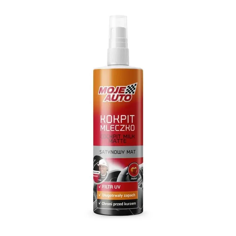 Premium kvalitet - Cokpitspray mat duft af æble 300 ml