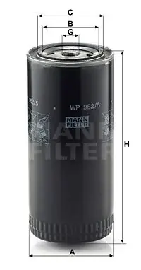 Bestil i dag - MANN Oliefilter WP962/5