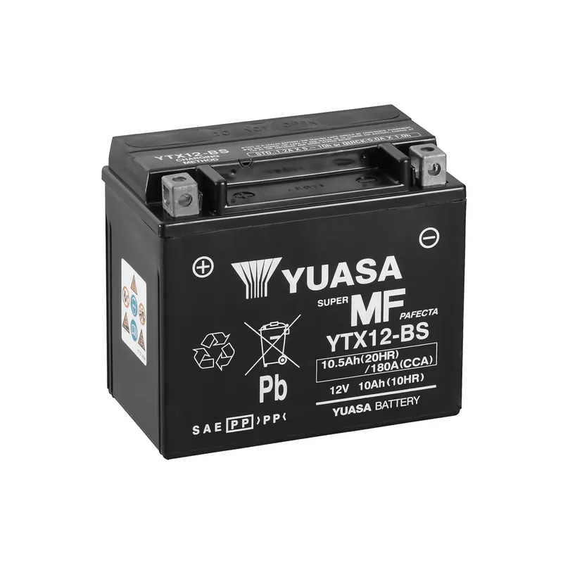 Yuasa - 12V 10.5Ah 180A Batteri - 102169 - Spar ekstra