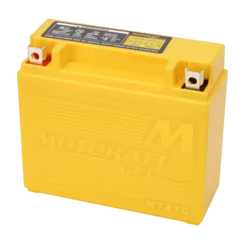 Motobatt - 12V 7Ah 110A Gelbatteri - MTX7D - Populær