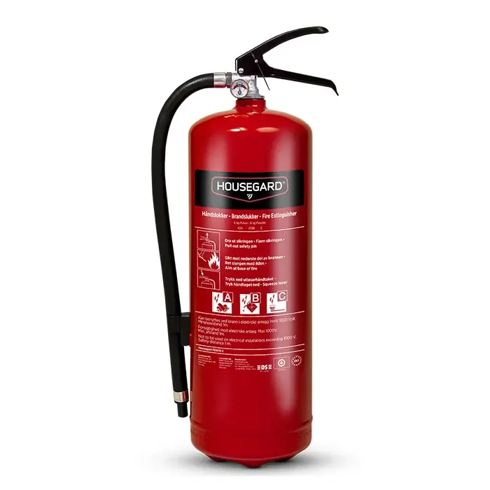 Housegard brandslukker, pulver, 6 kg. | Topprodukt