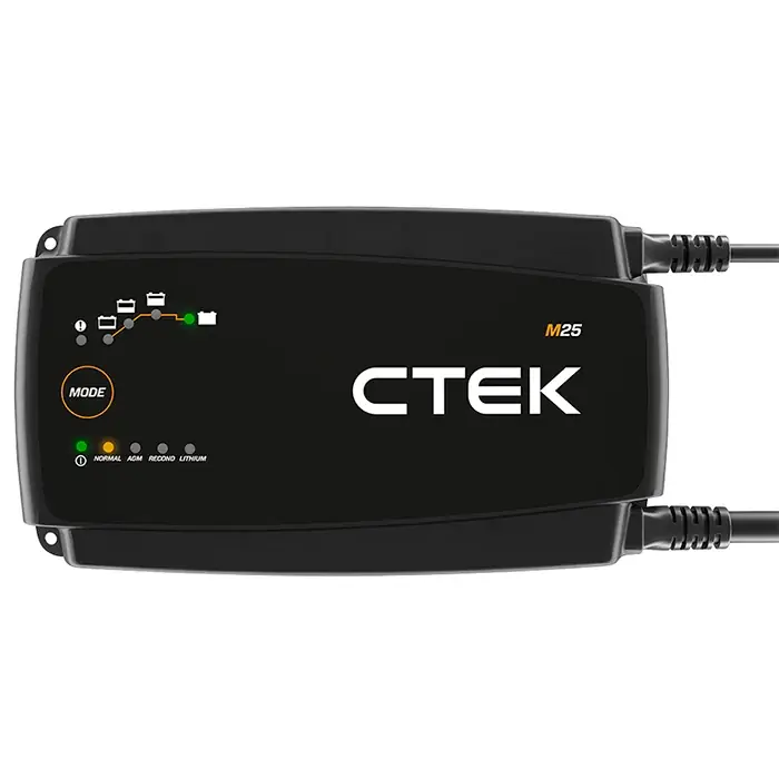 Ny på lager - CTEK Marinelader M25 12V - Bly og LiFePO4 (Lithium)