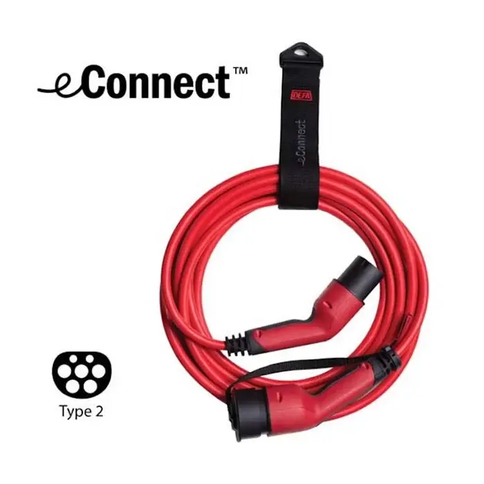 Kundernes favorit | eConnect ladekabel MODE3 – T2, 7,5m, 1-faset 20A
