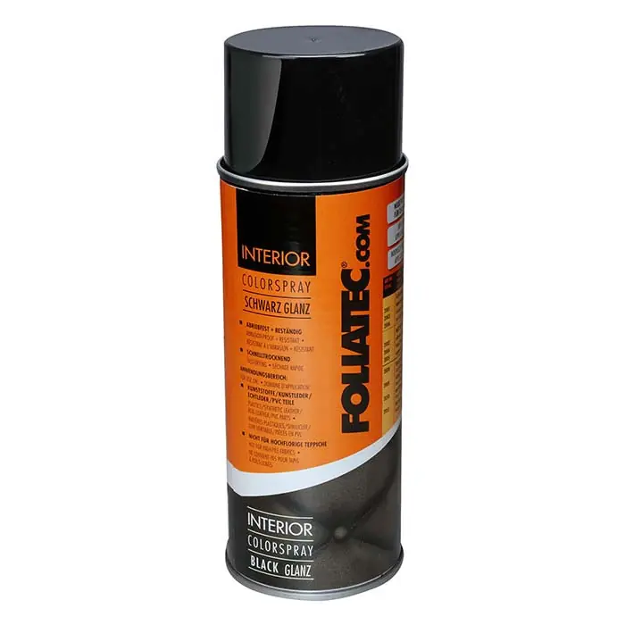 Foliatec Interiør Colour spray blank sort 400 ml - Mest solgt