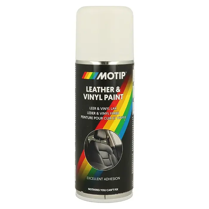 Toppris | Motip læder og vinyl maling RAL9016 200ml