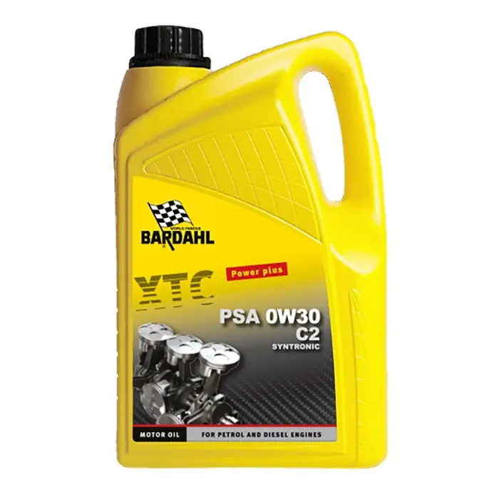 Bardahl 5 Ltr. XTC PSA 0W30 C2 Syntronic - Direkte fra fabrikken