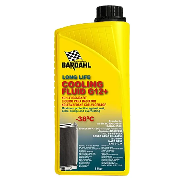 Næsten udsolgt - Bardahl 1 Ltr. Rød Kølervæske G12 -35°