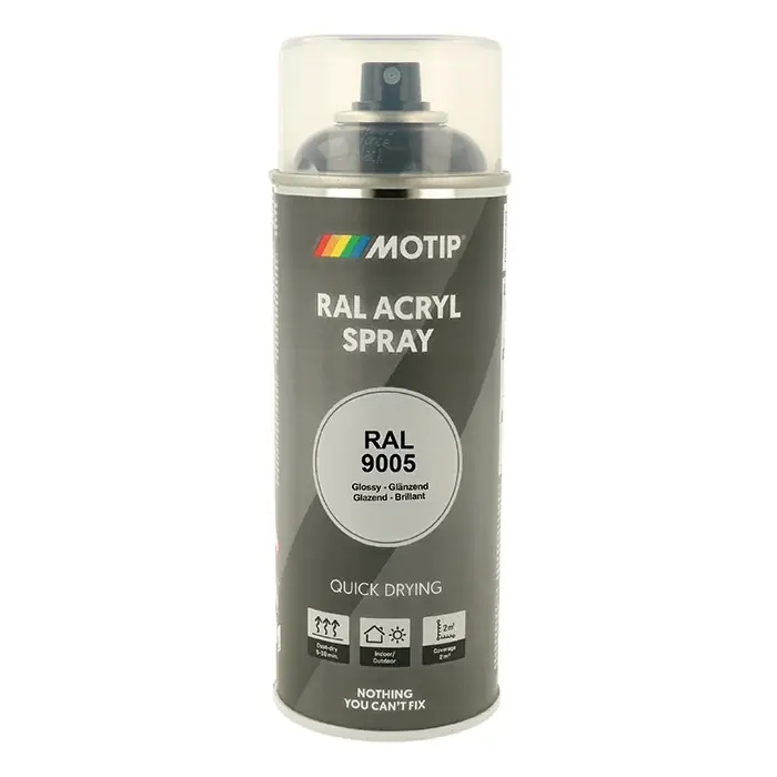 Ekstra rabat | Motip Ral 9005 high gloss deep black