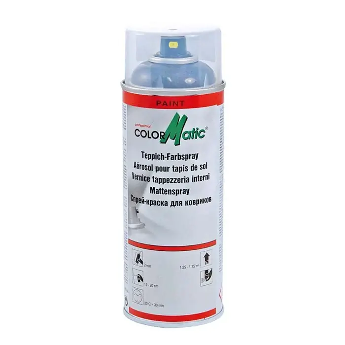 ColorMatic Tekstilspray sort til bundmåtter 400ml. | Nyhed i sortimentet