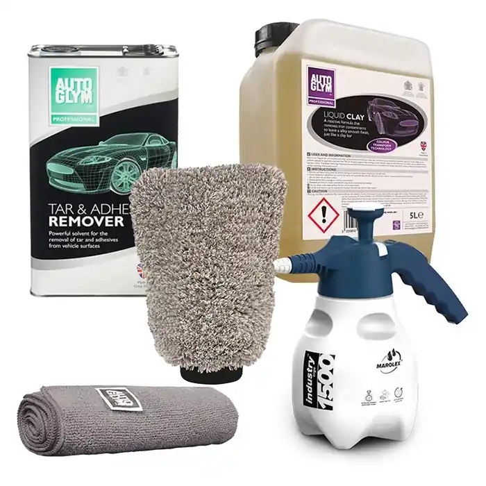 Autoglym afrensning af lak plejepakke 5 | Tilbud
