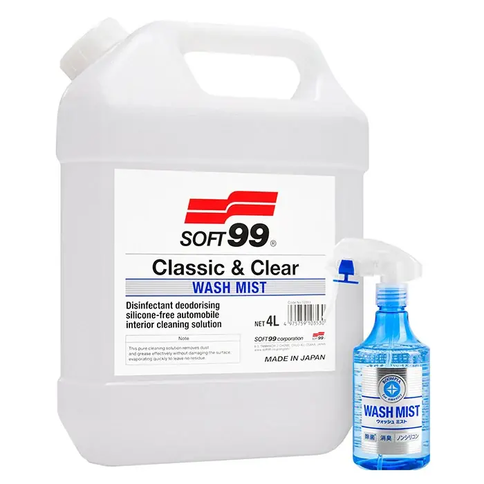 Soft99 Wash Mist interiør rens antibaktel 4L - Ny på lager