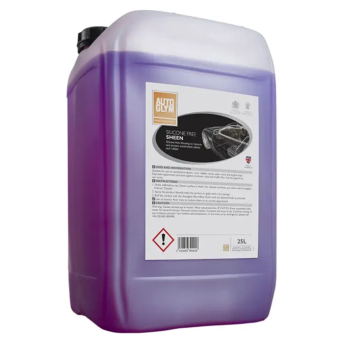 Autoglym Silicone Free Sheen 25L Silikonefri vinylfrisk - Kundernes favoritter