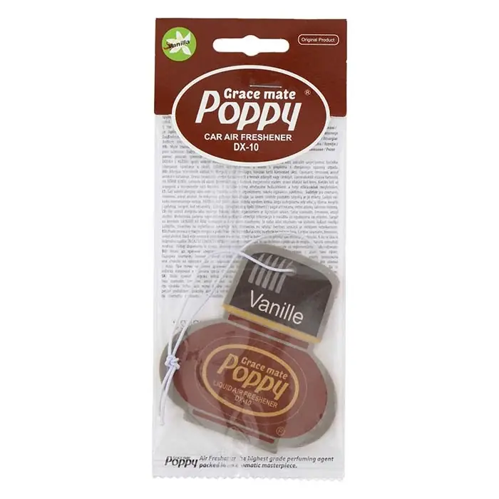 Kan bestilles | Poppy duftkort, Vanilla
