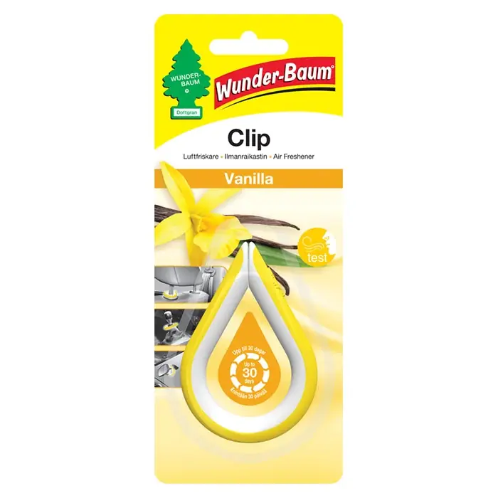 Kan bestilles - Wunderbaum Clips - vanilje