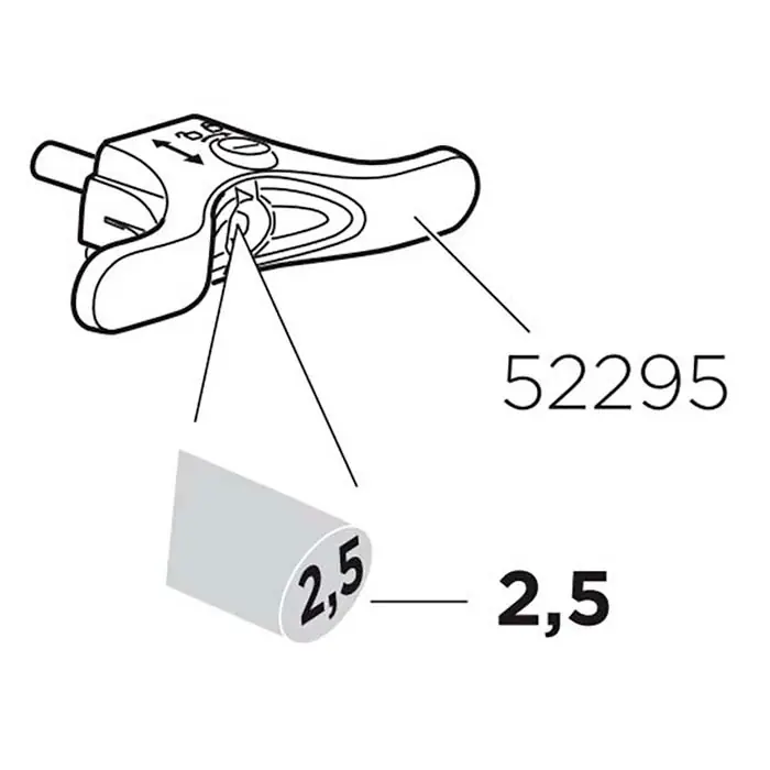 Bedst sælgende - Thule håndtag til 941/943 25mm