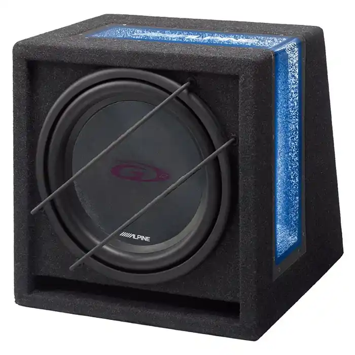 Alpine 12" subwoofer i Kabinet 2 ohm | Spar ekstra