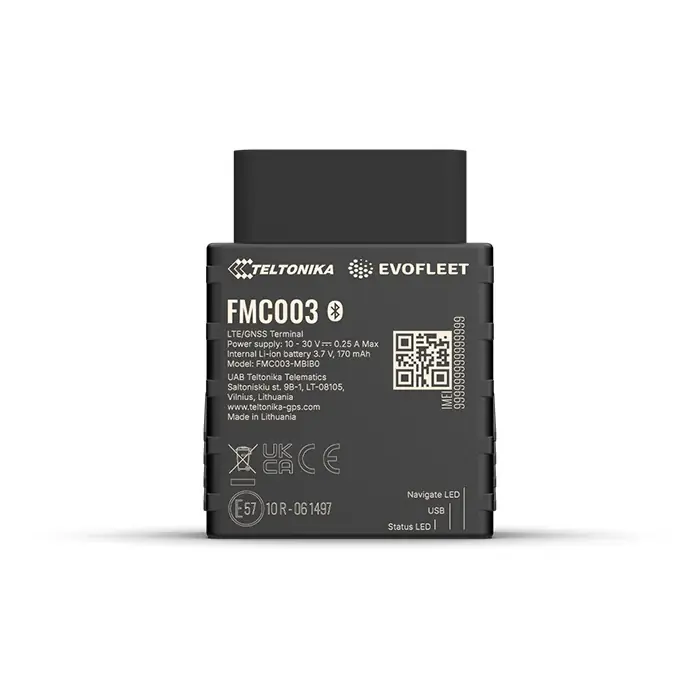 Evofleet EVO003 4G OBD Plug&Play GPS Tracker Kørebog | Direkte fra fabrikken