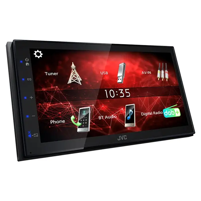 JVC KW-M27DBT 2-DIN bilradio med DAB+ | Så længe lager haves