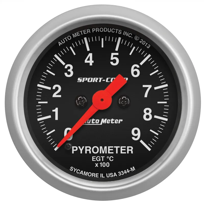 2-1/16" Pyrometer, 0-900 °C, Sport-Comp - Kan købes nu