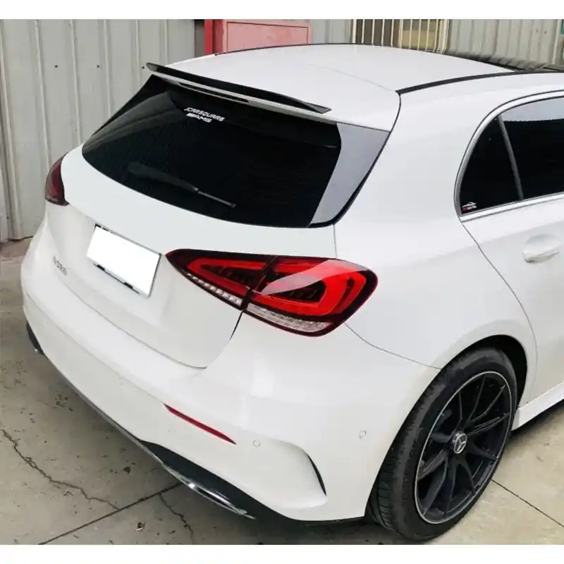 AutoStyle Roof spoiler (Spoiler Cap) suitable for Mercedes A-Class W177 2018- (ABS Glossy Black) | Toppris