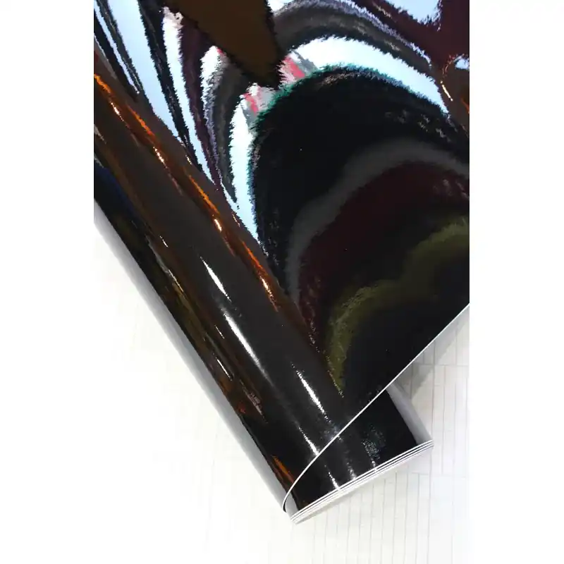 AutoStyle, Karosserifolie med Luftkanaler - Glansfuld Sort - 152x200cm - Bedst sælgende
