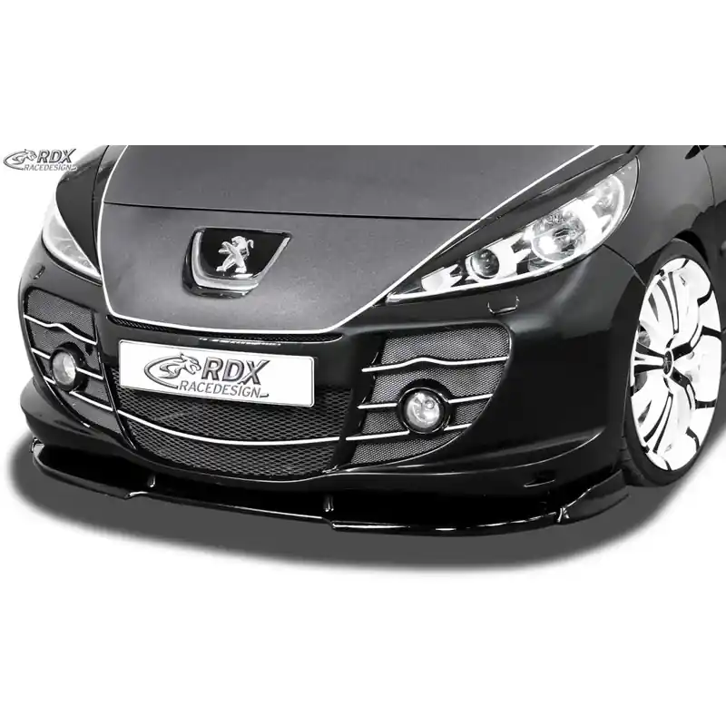 Sikker betaling | RDX Racedesign, Front spoiler Vario-X, passer til Peugeot 207 with Abbes bumper (PU)