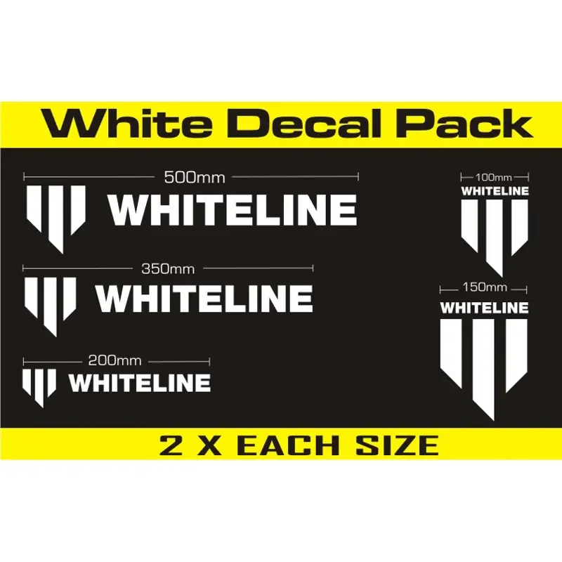 Whiteline, Whiteline, Decal Kits 10 Pk White - Nedsat pris