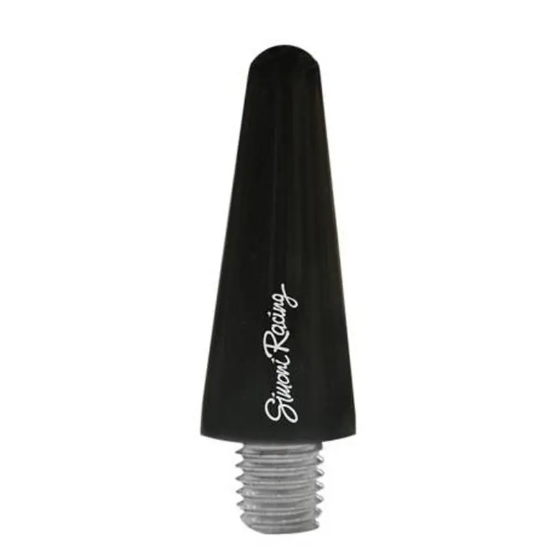 Toppris - Simoni Racing, Aluminium Antenne Top - Sort - 3cm - Universel Montering