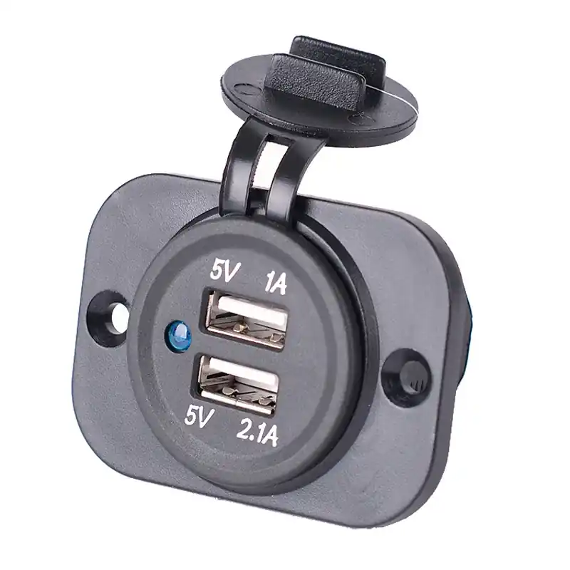 AutoStyle, USB Adapter 2xUSB 5V 2,1A & 1A - 12V-24V | Tryg betaling