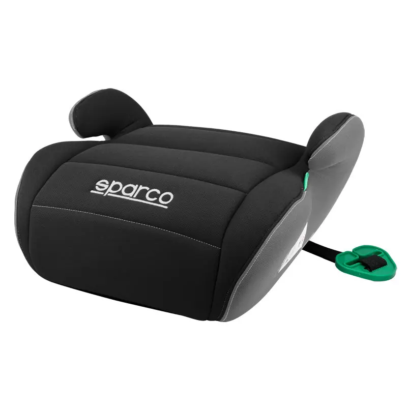 Bedste pris - Sparco, Booster Sæde F100KI - Sort/Grå - i-Size 125-150cm