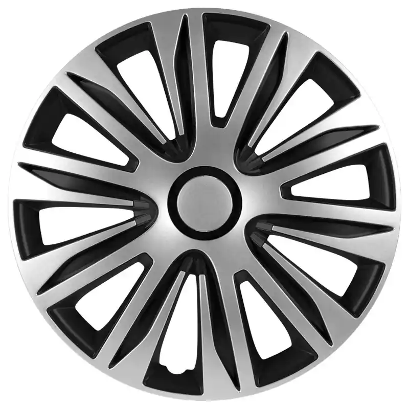 AutoStyle, Hjulkapsler, 4stk, Nardo 13-tommer silver/black | Nytilføjet