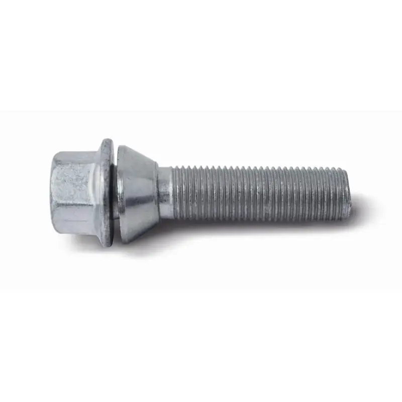 Eftertragtet - H&R, Wheel bolt Taper-Head with movable cone M14x1.50 - længde 43mm (e.g., passer til BMW, Volvo)