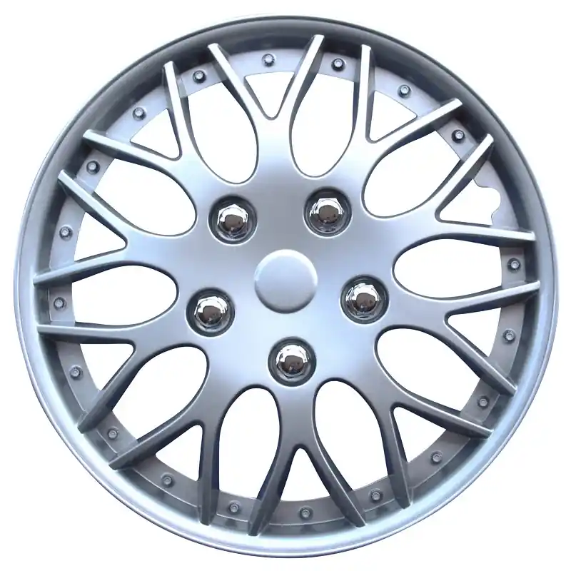 Tryg betaling - AutoStyle, Hjulkapsler, 4stk, Missouri 13-tommer silver