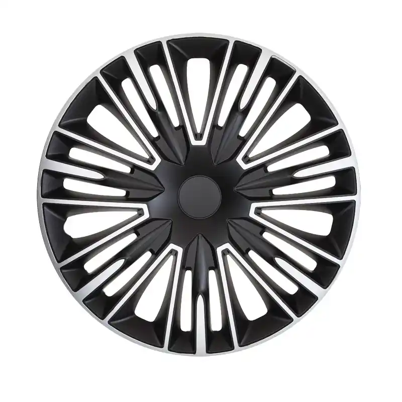 AutoStyle, Hjulkapsler, 4stk, Jerez 16-tommer silver/black | Særtilbud
