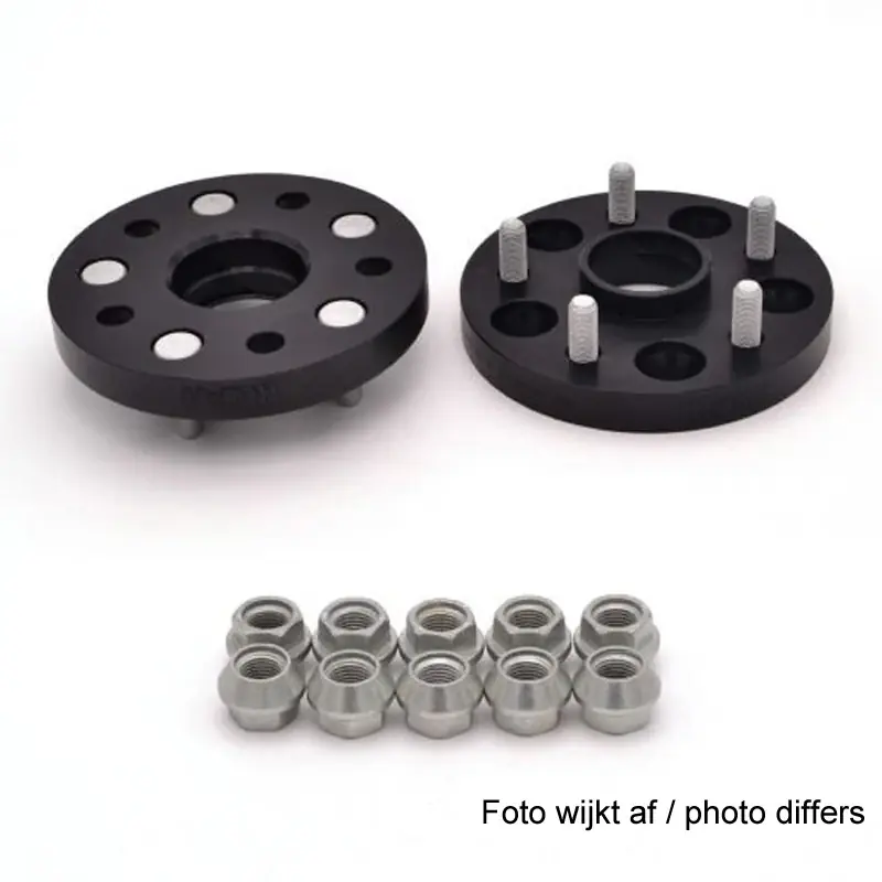 Udsalg - H&R, DRM-System Wheel spacer set 30mm Pr. Aksel - Hulafstand 5x108 - Hub 63,3mm - Bolt str. M14x1,5, passer til Ford/Jaguar/Volvo - Black
