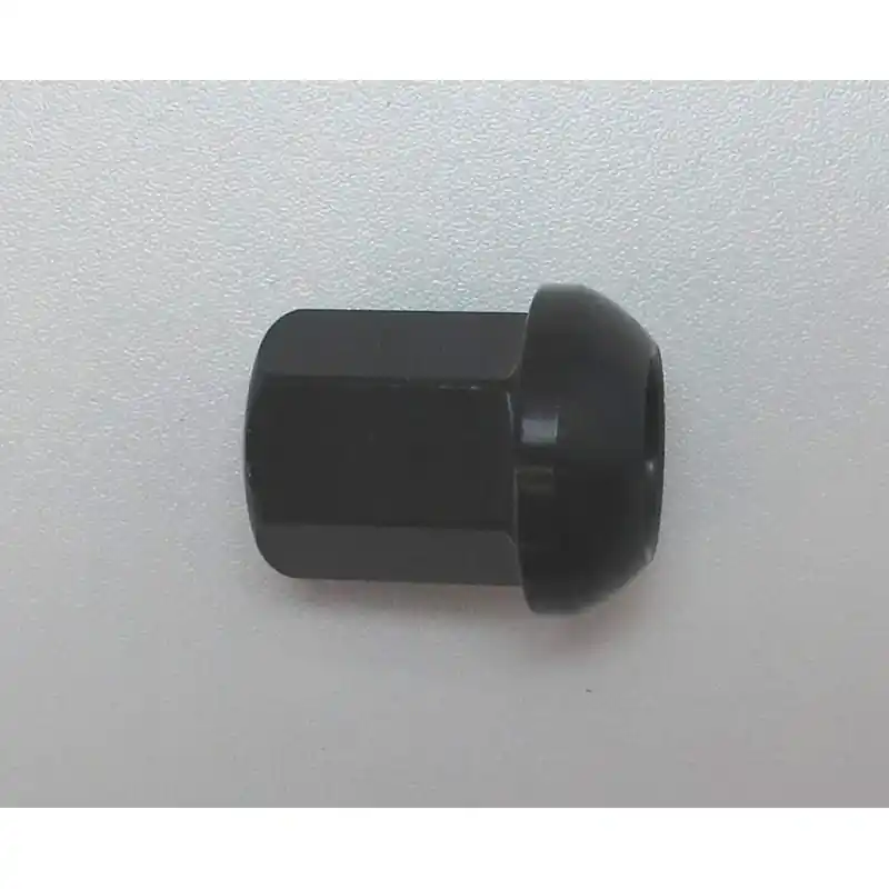 H&R, Wheel nut rounded R14 M14x1.50 - længde 32mm - Black closed - Næsten udsolgt
