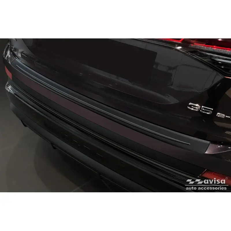Avisa, Bagkofangerbeskytter, Rustfrit Stål, Mat Sort, Passer til Audi Q4 e-tron (F4B) & Q4 e-tron Sportback (F4N) 2021-, ‘Ribs‘ | Næsten udsolgt