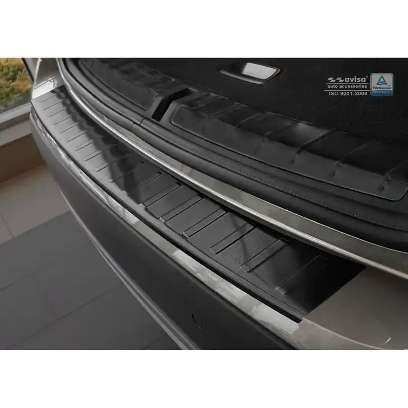 Anbefalet valg - Avisa, Bagkofangerbeskytter, Sort, Rustfritstål, passer til BMW X1 E84 2012-2015 ‘Ribs‘ excl. M-package