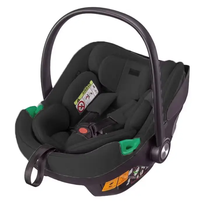 WELLDON Welldon WD033 autostol med i-Size base gr. 0+ sort stof - Kan købes nu